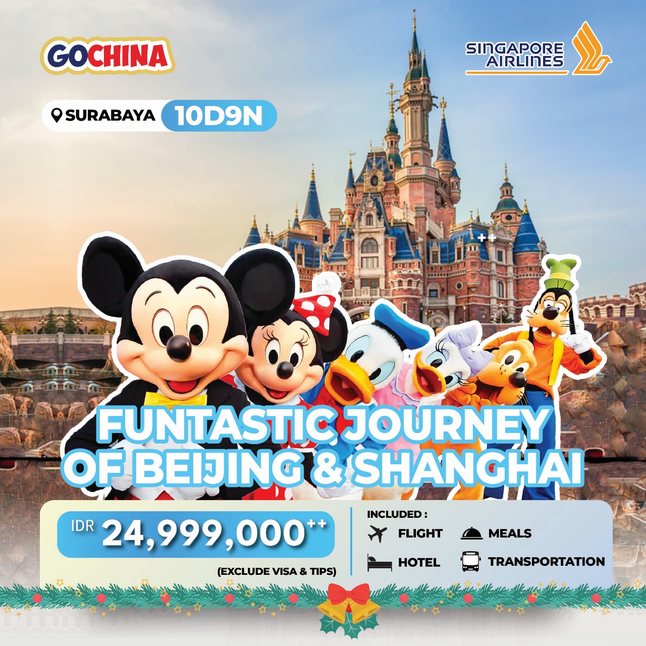 FUNTASTIC JOURNEY OF BEIJING & SHANGHAI 10D START SURABAYA