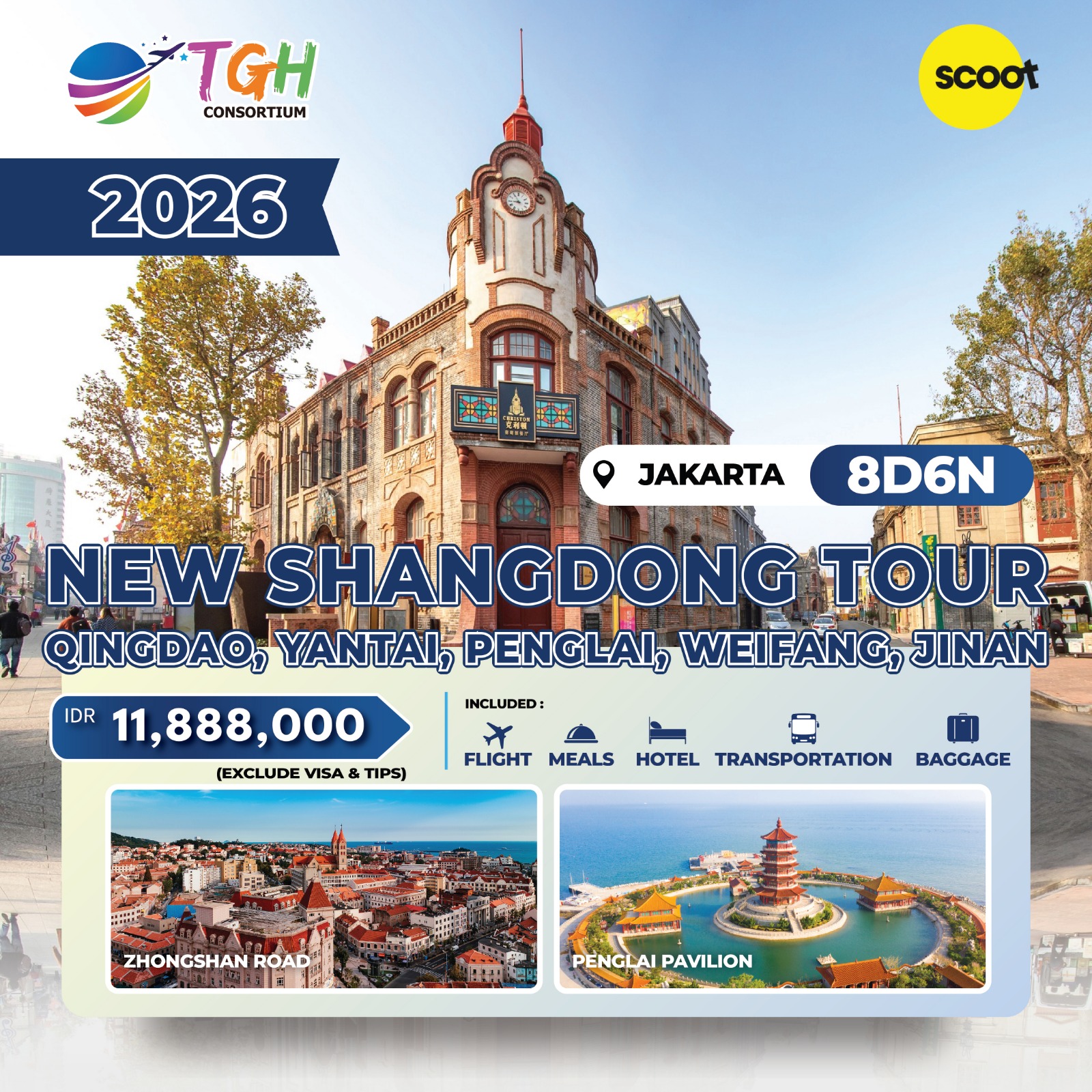 TR - 8D NEW SHANDONG TOUR START JAKARTA